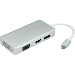 Adapteris TypeC - VGA / HDMI / DVI / DP, Value