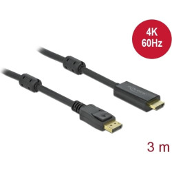 Delock Active DisplayPort 1.2 to HDMI Cable 4K 60 Hz 3 m