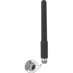 Delock GSM, UMTS Antenna N jack 2 dBi 17.8 cm omnidirectional fixed with flexible materials outdoor black