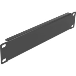 Delock 10″ Network Cabinet Blind Cover 1U black