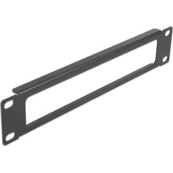 Delock 10″ Network Cabinet Panel with opening 1U black