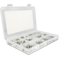 Delock Crimpbox 70 pieces 75 Ohm with BNC, TNC and F connectors
