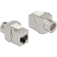 Delock Keystone Module RJ45 jack to LSA Cat.6A toolfree shielded
