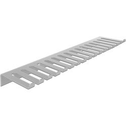 Delock Cable holder 325 x 90 mm for wall mounting grey