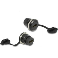 Delock HDMI-A built-in connector with protective dust cap