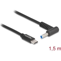 Delock Laptop Charging Cable USB Type-C™ male to HP 4.5 x 3.0 mm male