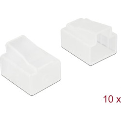 Delock Dust Cover for RJ45 plug 10 pieces transparent