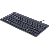 R-Go Tools RGOCODEWDBL tastatūra USB QWERTZ Vācu Melns