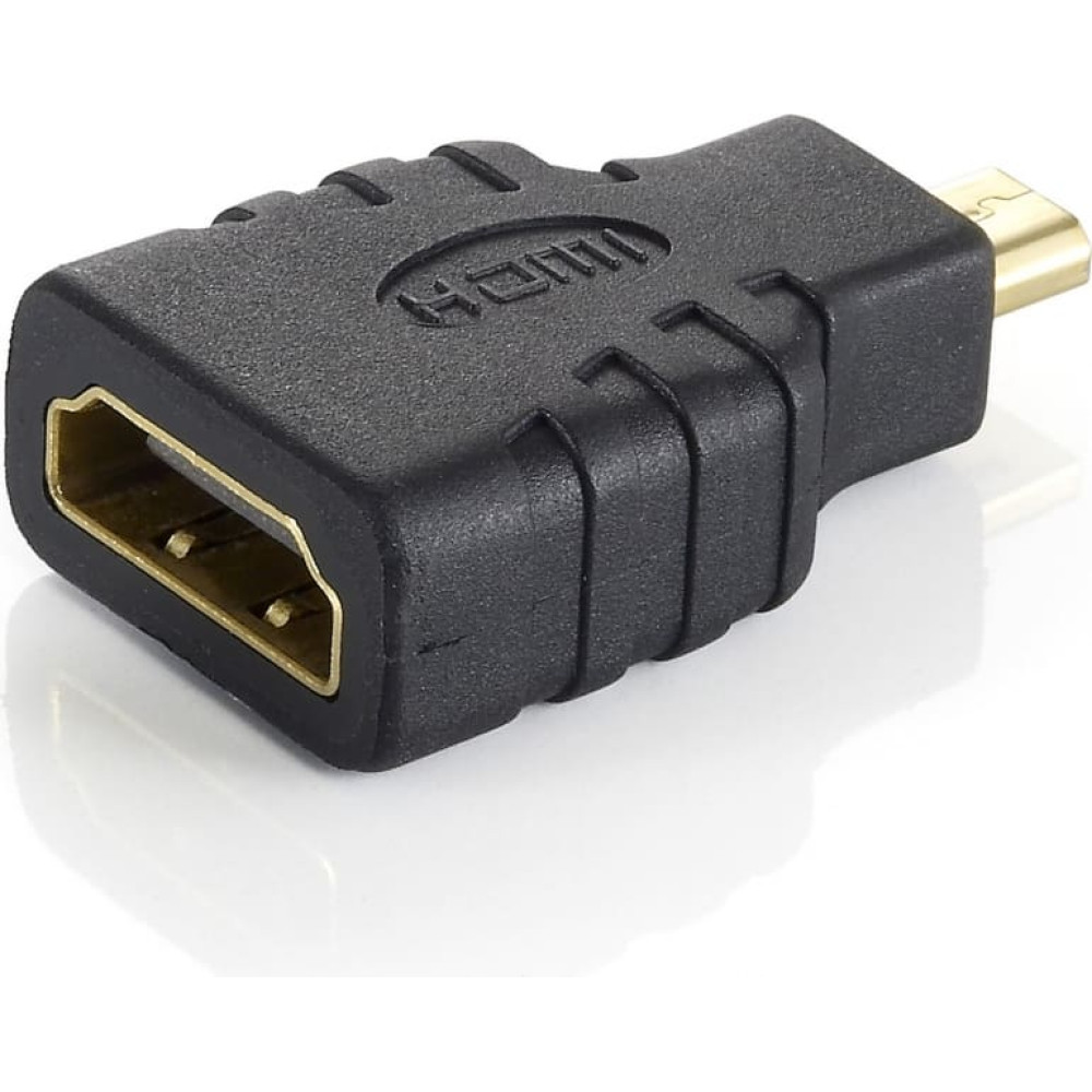Equip 118915 kabeļu spraudņu pāreja microHDMI HDMI Melns