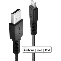Lindy 3m Reinforced USB Type A to Lightning Cable