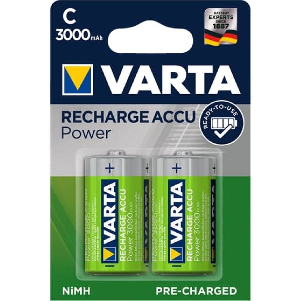 Varta Akku RECHARGE Power    C   HR14 3000mAh           2St.