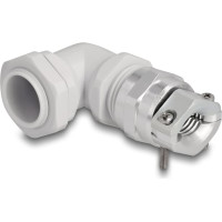 Delock Cable Gland with strain relief and bending protection 90° angled PG16 grey