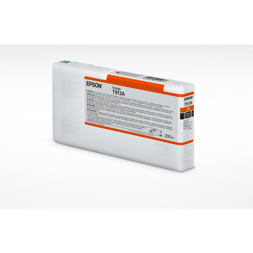 Epson T913A Orange Ink Cartridge (200ml)