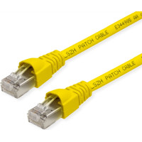 Telegärtner TELEGÄRTNER RJ45 Patch Cord S/FTP, Cat.6A, LSZH, yellow, 0.25 m
