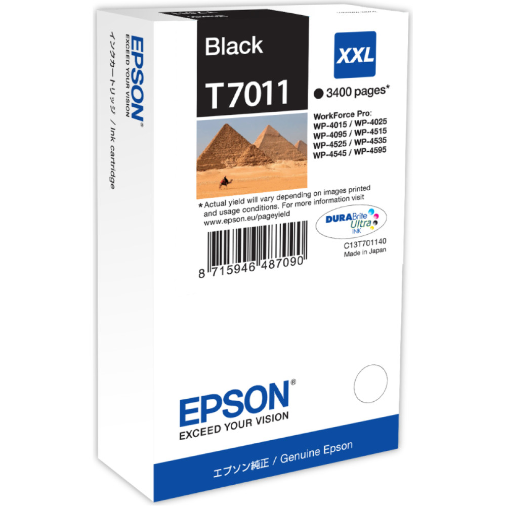 Epson WP4000/4500 Series Ink Cartridge XXL Black 3.4k