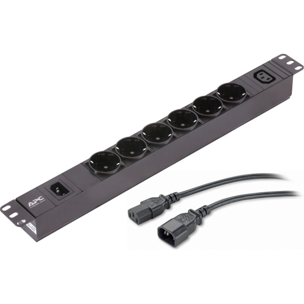 APC EPDU1010B-SCH energosadales vienība, PDU 7 Maiņstrāvas izvade (-s) 1U Melns