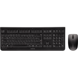 Cherry DW 3000 keyboard Mouse included Office RF Wireless QWERTZ Czech Black