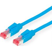 Dätwyler DÄTWYLER Patchkabel Kat.6 (Class E) S/FTP, CU 7702 flex LSOH, Hirose TM21, blau, 7 m
