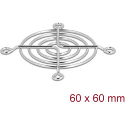Delock Fan Grill 60 x 60 mm silver