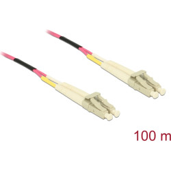 Delock Cable Optical Fibre LC Duplex Multi-mode OM4 100 m