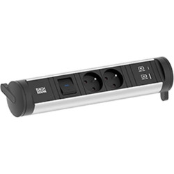 Bachmann CYCLE Base 2xUTE 1xSwitch 1xUSB A/C 22W 0.2m GST18