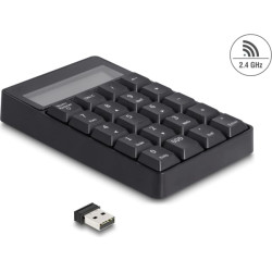 Delock 2 in 1 USB Type-A Keypad with Calculator function 2.4 GHz wireless black