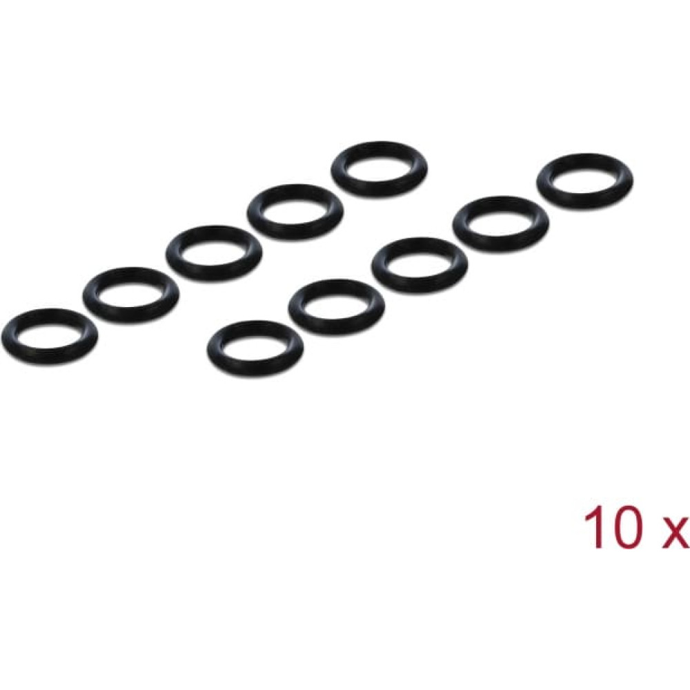 Navilock O-Ring Silicone for M8 6 Pin Plug black 10 pieces
