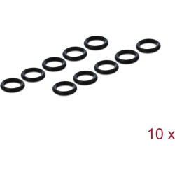 Navilock O-Ring Silicone for M8 6 Pin Plug black 10 pieces