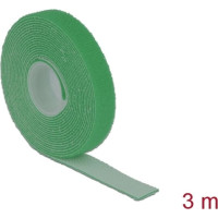 Delock Hook-and-loop tape on roll L 3 m x W 13 mm green