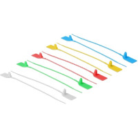 Delock Cable Ties with label tap L 250 x W 2.7 mm 10 pieces assorted colors