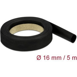Delock Heat Shrink Tube 5 m x 16 mm black