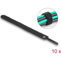 Delock Hook-and-loop cable tie L 150 x W 12 mm black 10 pieces