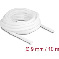 Delock Braided Sleeve self-closing 10 m x 9 mm white