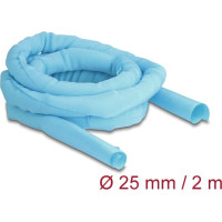 Delock Woven Sleeve self-closing heat-resistant 2 m x 25 mm blue