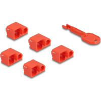 Delock RJ45 Port Blocker Set for RJ45 plug 10 pieces