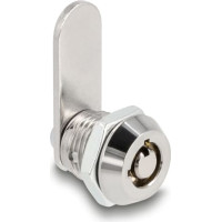Navilock Cylinder Lever Lock for equipment cabinets with round cylinder and round hole key - 10.9 x 12 mm / 0-90