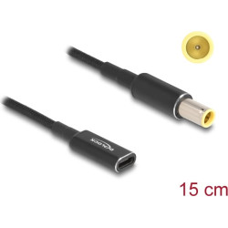 Delock Adapter cable for Laptop Charging Cable USB Type-C™ female to IBM 7.9 x 5.5 mm male 15 cm