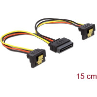 Delock Cable Power SATA 15pin > 2x SATA HDD – angled