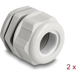 Delock EX Cable Gland M32 grey 2 pieces