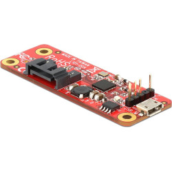 Delock Converter Raspberry Pi USB Micro-B female / USB Pin Header > SATA 7 Pin