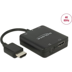 Delock HDMI Audio Extractor 4K 60 Hz compact