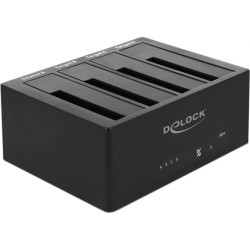Delock SuperSpeed USB 5 Gbps Docking Station for 4 x SATA HDD / SSD with Clone Function