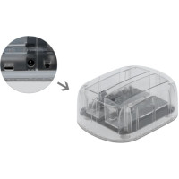 Delock USB Type-C™ Docking Station for 2 x SATA HDD / SSD transparent