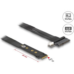 Delock M.2 Key M to U.2 SFF-8639 NVMe Adapter with 20 cm cable