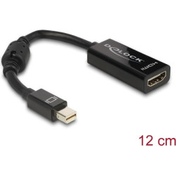 Delock Adapter mini Displayport 1.1 male  HDMI female Passive black