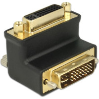 Delock Adapter DVI 24+5 pin male > female right angled