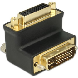Delock Adapter DVI 29pin male-female right angled