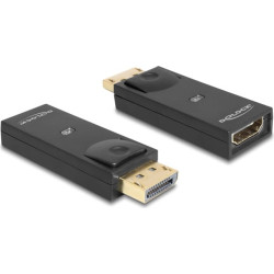 Delock Adapter Displayport 1.1 male  HDMI female black