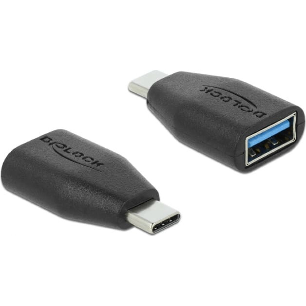 Delock Adapter SuperSpeed USB 10 Gbps (USB 3.1 Gen 2) USB Type-C™ male > Type-A female