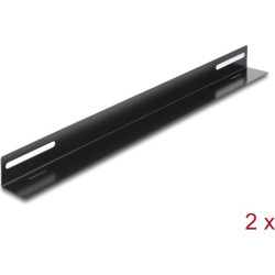 Delock 19″ Mounting Bracket for network cabinet 450 x 40 mm 2 pieces